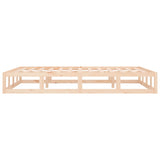 Bed Frame without Mattress 160x200 cm Solid Wood 820806
