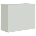 ZNTS File Cabinet Light Grey 90x40x110 cm Steel 3188316