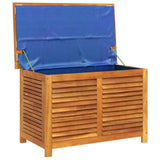 Garden Storage Box with Louver 90x50x56 cm Solid Wood Acacia 365840