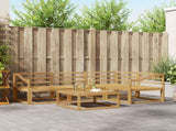 Outdoor Sofa Set 5 pcs White 79 x 79 x 37 cm Solid Acacia Wood 3386423