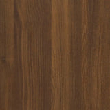 Shoe Cabinet Brown Oak 55x35x108 cm Engineered Wood 342670