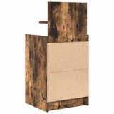 Bedside Cabinets with 2 Drawers 2 pcs Smoked Oak 38x34x80 cm 861364