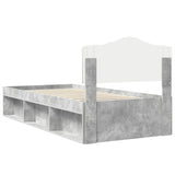 Bed Frame Concerte Grey 100 x 200 cm Solid Pine Wood 3412937