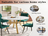 Modern and sleek round marble dining table , X-shaped coffee table with metal support, N639P264482G
