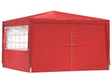 Party Tent Red 250 x 250 x 240 cm PE and Steel 42032996