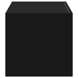 TV Wall Cabinet Black 60 x 31 x 29.5 cm Engineered Wood 892191