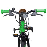 Kids Bike 16 Inches for 4-6 Years Old Green 42009366