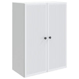Wall-Mounted Cabinet White 66 x 34.5 x 90 cm Engineered Wood 897885