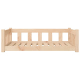Dog Bed 95.5 x 65.5 x 28 cm Natural 833255