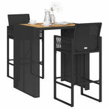 Garden Bar Set Black 3328885