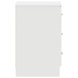 Bedside Cabinet White 38x35x56 cm Engineered Wood 800450