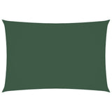 Sunshade Sail Oxford Fabric Rectangular 3x5 m Dark Green 135487