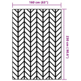 Outdoor Carpet ARAKIL Grey 160x230 cm PP 368543