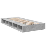 Bed Frame without Mattress Concrete Grey 100x200 cm 3280513