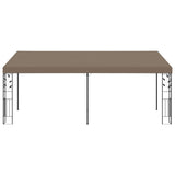 Wall-mounted Gazebo 6x3x2.5 m Taupe 312267