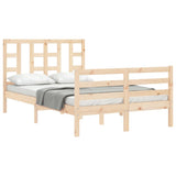 Bed Frame without Mattress 120x200 cm Solid Wood 3193916
