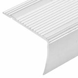 Stair Nosings in L-shape 15 pcs Aluminium 90 cm Silver 146732