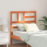 Bed Headboard Wax Brown 80.5 x 4 x 104 cm Solid Pine Wood 867382