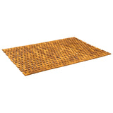 Bath Mats Natural 95 x 140 cm Solid Acacia Wood 42024971