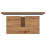 ZNTS 2 Piece Bathroom Furniture Set Artisan Oak Engineered Wood 856068