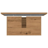 ZNTS 2 Piece Bathroom Furniture Set Artisan Oak Engineered Wood 856068