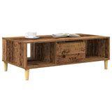 Coffee Table Old Wood 102 x 55 x 35 cm Engineered Wood 875119