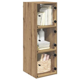Wall Cabinet Artisan Oak 35 x 37 x 102 cm Engineered Wood 882908