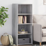 Highboard Grey Sonoma 50x41x124 cm Engineered Wood 846402
