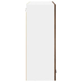 Hanging Cabinet Riga Smoked Oak 80 x 31 x 80 cm Engineered Wood 884286