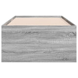 Daybed with Drawers without Mattress Grey Sonoma 90x200 cm 3280879