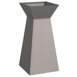 Pillar Planter Silver 35 x 35 x 73 cm Weathering Steel 873850