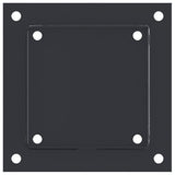 Post Bases Square 12 pcs Anthracite 141x141 mm Powder-coated Steel 42000035