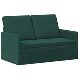 Sofa Set 2 pcs Dark Green Fabric 3433139