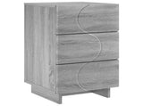 Bedside Cabinet Grey Sonoma 33.5 x 34.5 x 60 cm Engineered Wood 8011435