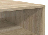 Coffee Table Sonoma Oak 80 x 50 x 40 cm Engineered Wood 8000278