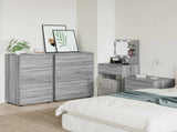 Storage Cabinets 60 x 48 x 105 cm Engineered Wood Grey Sonoma 3406241