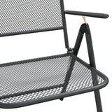 Garden Dining Set Anthracite Metal mesh with e-coating finish Large 3211824