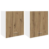 Hanging Cabinet Lyons 2 pcs Artisan Oak 50x31x60 cm Engineered Wood 856114
