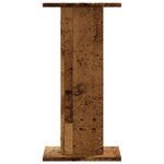 ZNTS Plant Stands 2 pcs Old Wood 30x30x60 cm Engineered Wood 3307862
