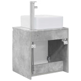 Wall-Mounted Sink Vanity Concrete Grey 53 x 35 x 63 cm 890425