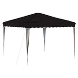 Pop-up Party Tent 288 x 288 x 245 cm Black Oxford Fabric 42019755