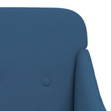 Armchair Blue 63x76x80 cm Fabric 351481