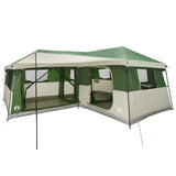 Family Tent with Rainfly Water-Resistant 14-Person Green 42042222