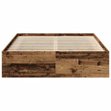 Bed Frame without Mattress Old Wood 160x200cm Engineered Wood 3328852