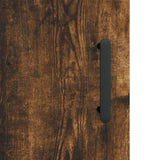 Highboard Smoked Oak 34,5x34x180 cm Engineered Wood 3199246