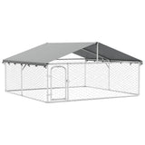 Outdoor Dog Kennel with Roof 300x300x150 cm 171501