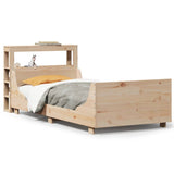 Bed Frame without Mattress 100x200 cm Solid Wood Pine 3306465