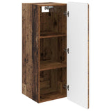 Wall-Mounted Cabinet Old Wood 33 x 34.5 x 94 cm Engineered Wood 898253