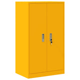 Storage Cabinet Mustard Yellow 60 x 40 x 105 cm Steel 891733