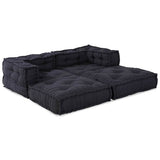 Modular Sofa 2 pcs Anthracite 140 x 70 x 56 cm Fabric 3315066